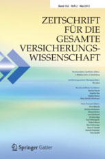 Weyer Rechtsanwaltsgesellschaft mbh: Publikationen Cover Zeitschrift für die gesamte Versicherungswissenschaft